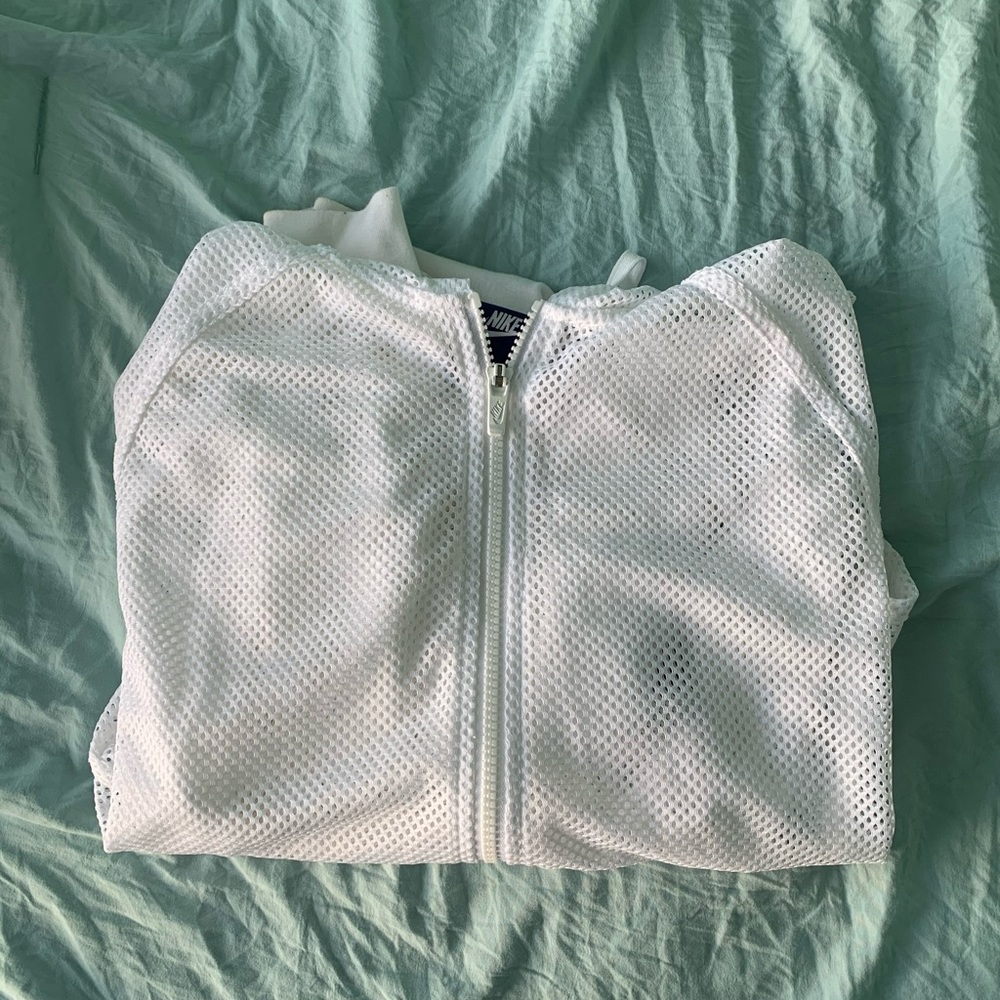 nike mesh zip up